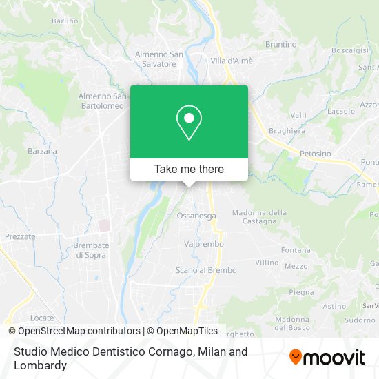 Studio Medico Dentistico Cornago map