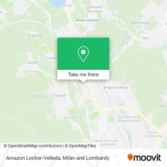 Amazon Locker-Velleda map