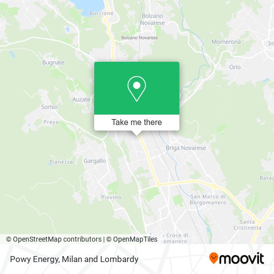 Powy Energy map