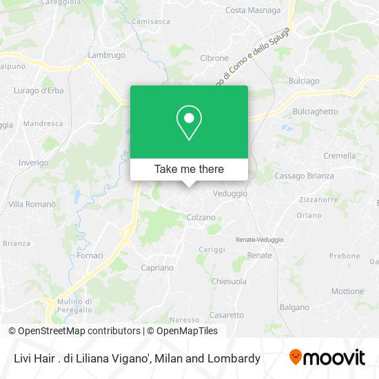 Livi Hair . di Liliana Vigano' map