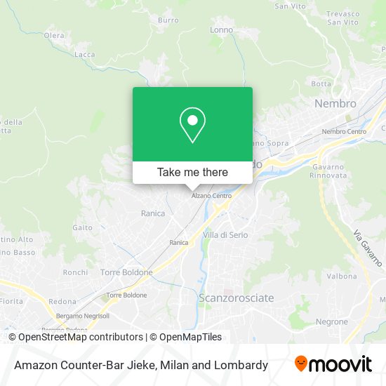 Amazon Counter-Bar Jieke map
