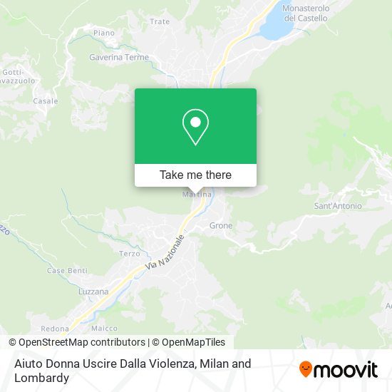 Aiuto Donna Uscire Dalla Violenza map