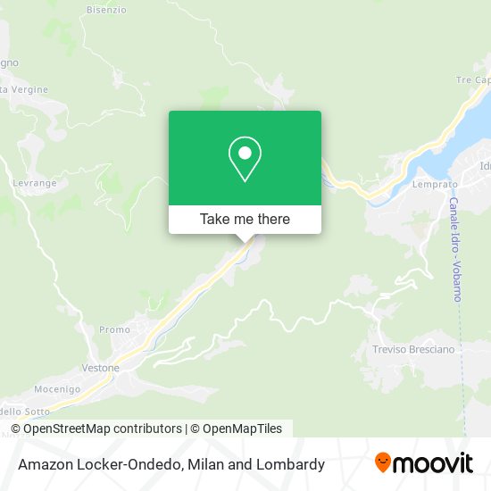 Amazon Locker-Ondedo map