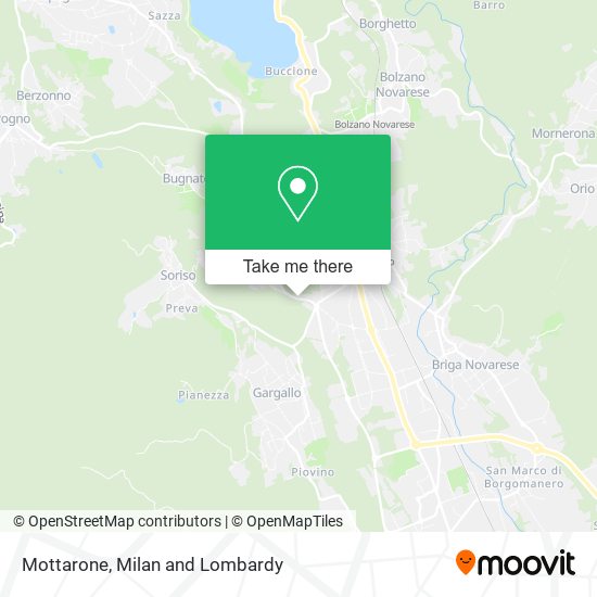 Mottarone map