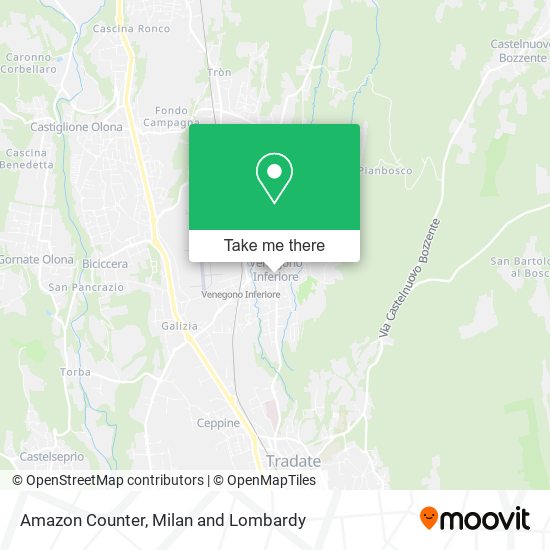 Amazon Counter map