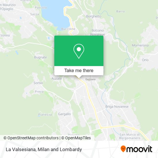 La Valsesiana map