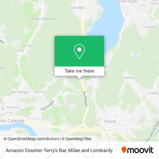 Amazon Counter-Terry's Bar map