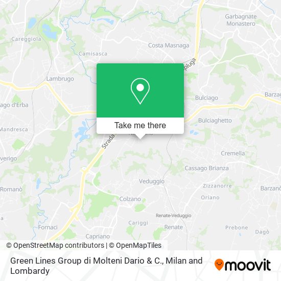 Green Lines Group di Molteni Dario & C. map