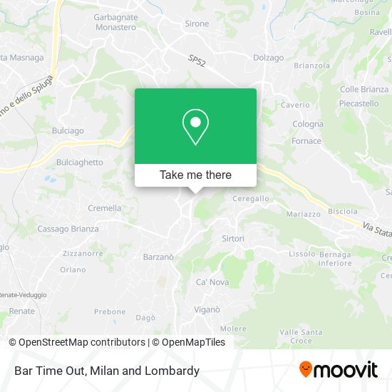 Bar Time Out map