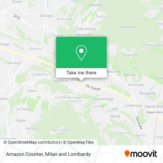 Amazon Counter map