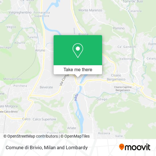 Comune di Brivio map