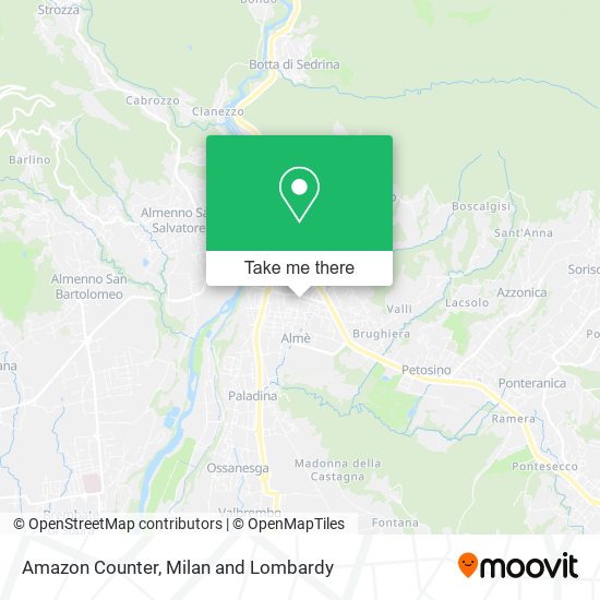 Amazon Counter map