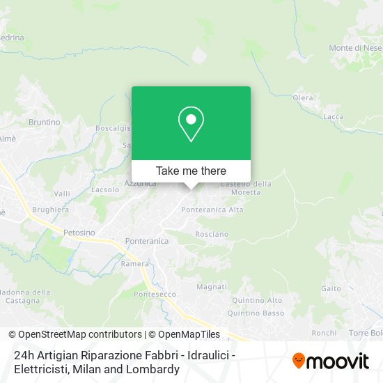 24h Artigian Riparazione Fabbri - Idraulici - Elettricisti map