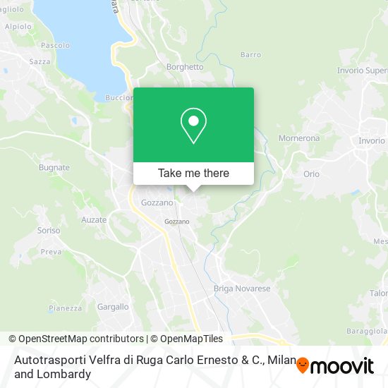 Autotrasporti Velfra di Ruga Carlo Ernesto & C. map