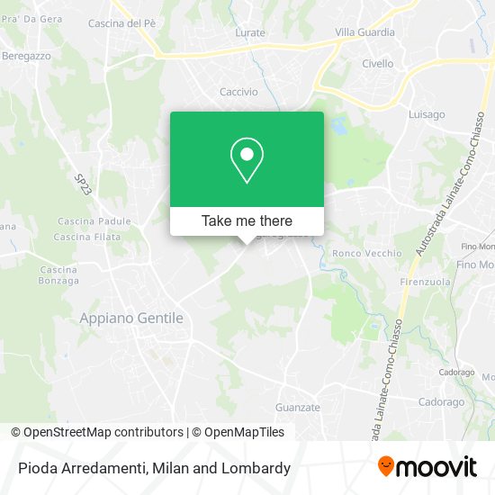 Pioda Arredamenti map