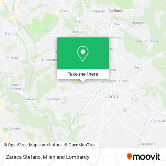 Zaraca Stefano map