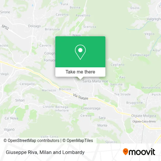 Giuseppe Riva map
