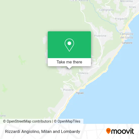 Rizzardi Angiolino map