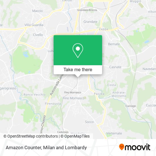 Amazon Counter map