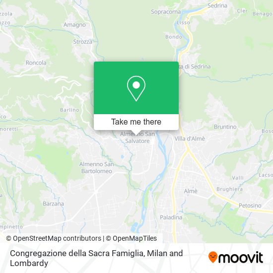 Congregazione della Sacra Famiglia map