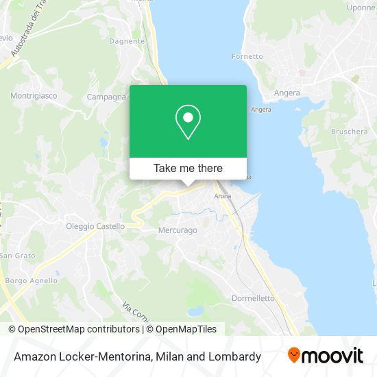 Amazon Locker-Mentorina map