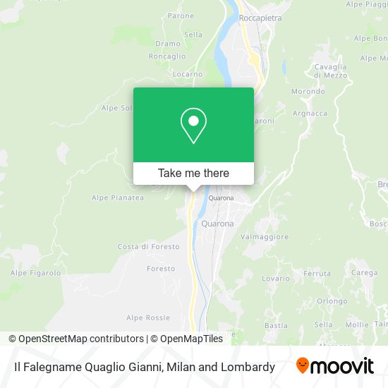 Il Falegname Quaglio Gianni map