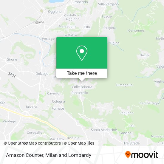 Amazon Counter map