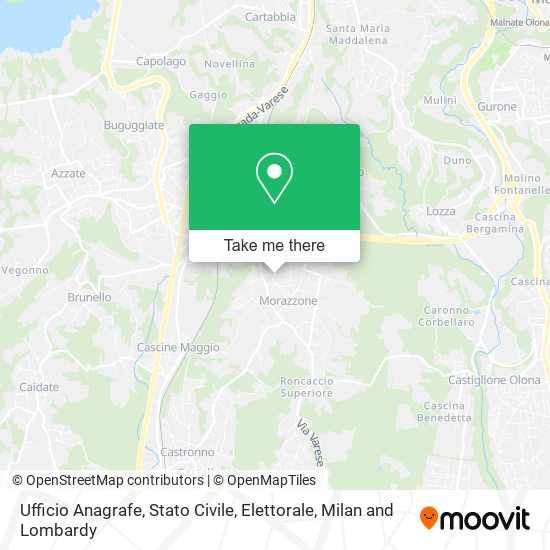 Ufficio Anagrafe, Stato Civile, Elettorale map