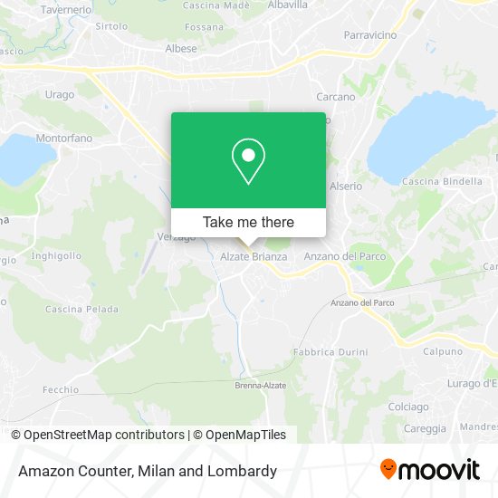 Amazon Counter map