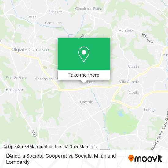 L'Ancora Societa' Cooperativa Sociale map