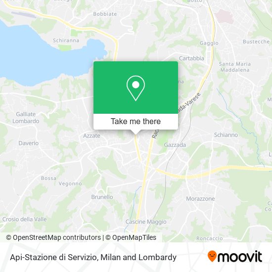 Api-Stazione di Servizio map