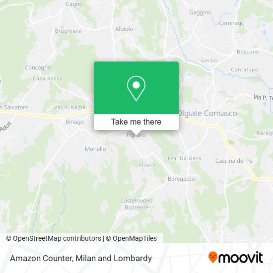Amazon Counter map