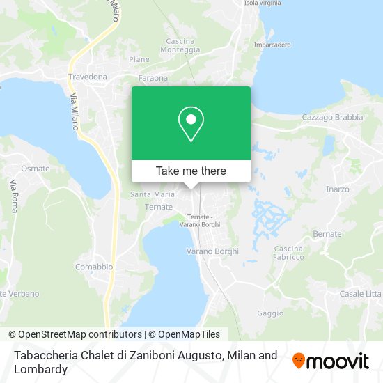 Tabaccheria Chalet di Zaniboni Augusto map