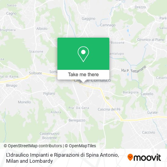 L'Idraulico Impianti e Riparazioni di Spina Antonio map