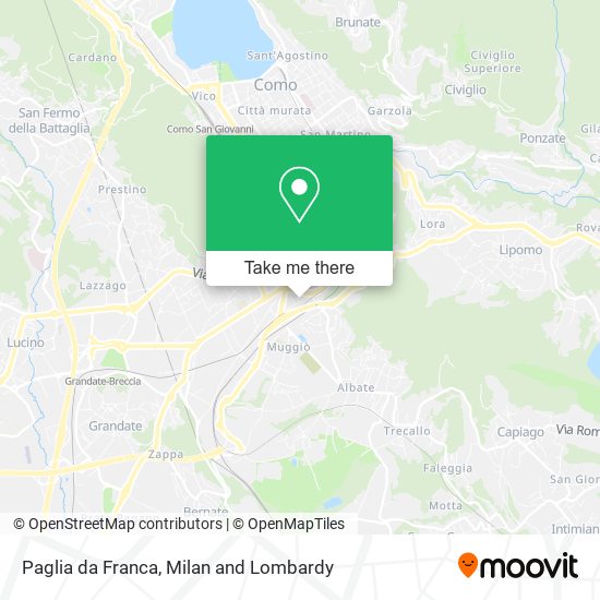Paglia da Franca map