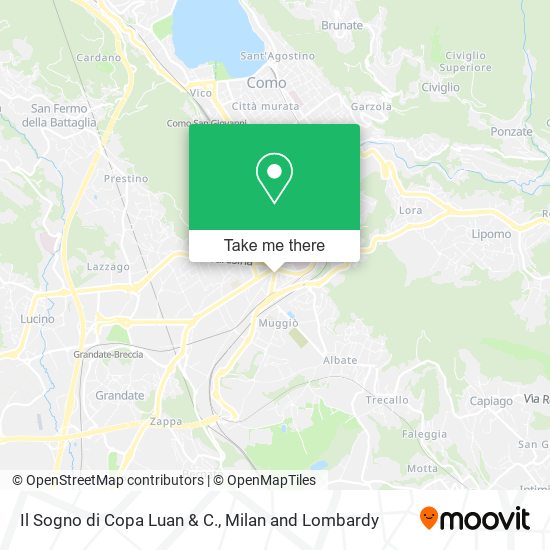 Il Sogno di Copa Luan & C. map