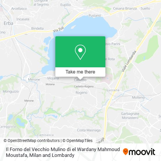 Il Forno del Vecchio Mulino di el Wardany Mahmoud Moustafa map