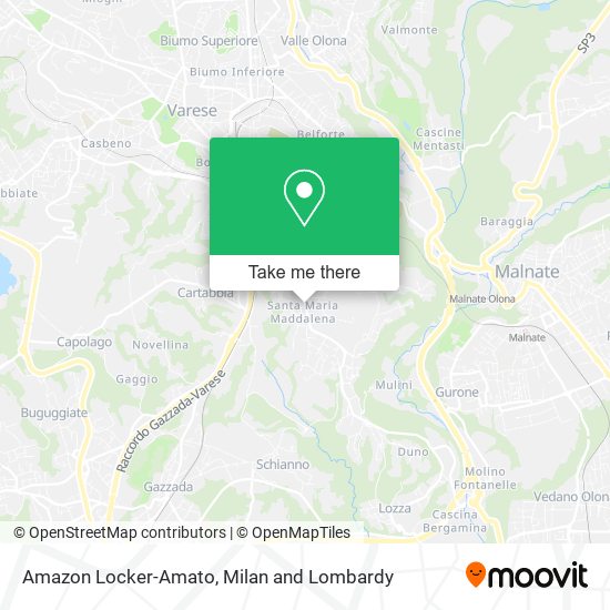 Amazon Locker-Amato map