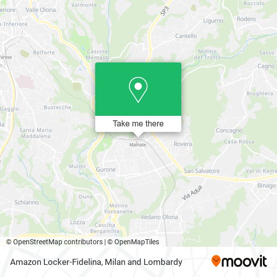 Amazon Locker-Fidelina map