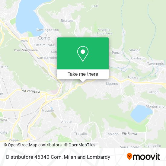 Distributore 46340 Com map