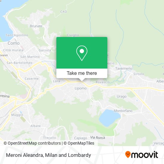 Meroni Aleandra map