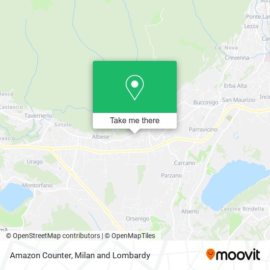 Amazon Counter map