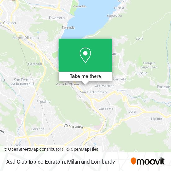 Asd Club Ippico Euratom map
