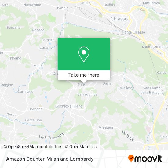 Amazon Counter map