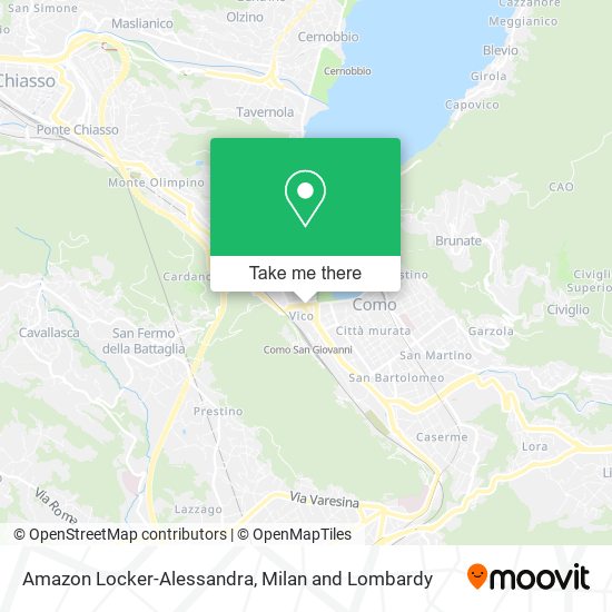 Amazon Locker-Alessandra map