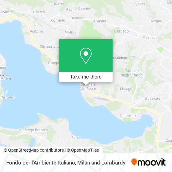 Fondo per l'Ambiente Italiano map