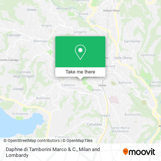 Daphne di Tamborini Marco & C. map
