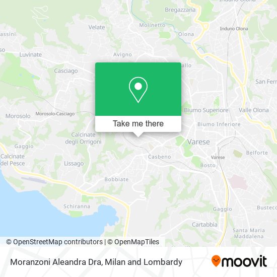 Moranzoni Aleandra Dra map