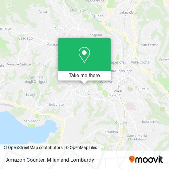 Amazon Counter map
