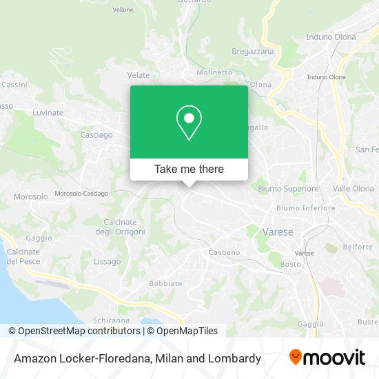 Amazon Locker-Floredana map